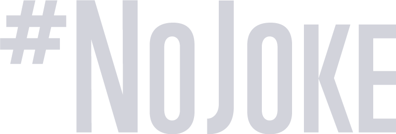#NoJoke logo
